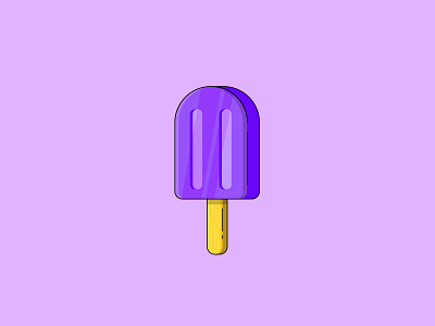 Popsicle - flat design with some details