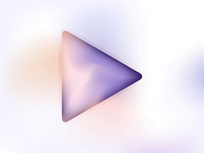 Play app blur branding design flat icon logo play sclux ui ultraviolet ux web