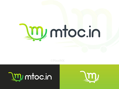 Mtoc.in Logo app branding cartlogo design icon illustration logo logo design logodesign mtoc mtoc.in online shopping pixelnx shoplogo ui vector