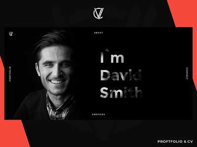 CV Portfolio - Website Template (Dark Version)