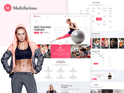 Multifarious - Multipurpose Services Web Template (Fitness)