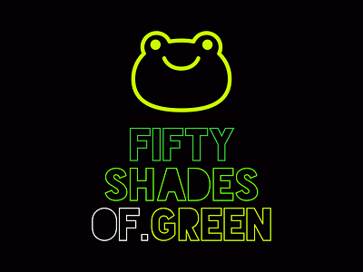 Fifty Shades of Green branding design