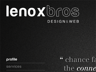 Lenox Bros george lenox lenox bros logo website