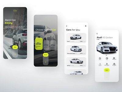 Car Rental App Design app app design applicaiton application application design application ui applications auto car car rent car rental app design glass glassmorphism rent ui ui ux ui design uidesign uiux