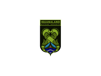 Iguanaland branding design icon illustration logo vector