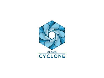 Cloud Cyclone branding design icon illustration logo vector