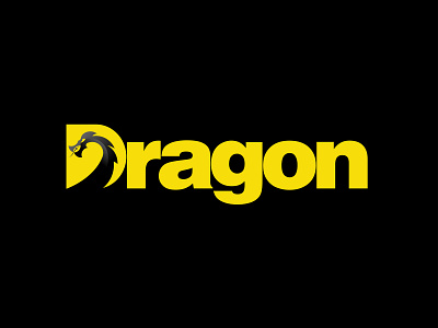 Dragon branding design icon illustration logo vector