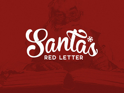 Brand Refresh branding christmas holidays letter logo santa