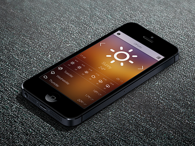 Weather iOS app