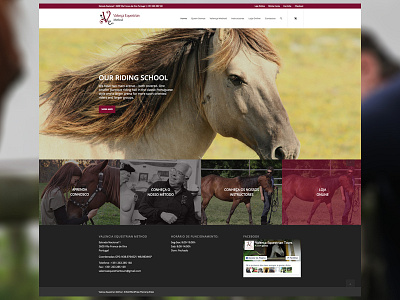 Valenca Equestrian WIP design esquestrian responsive uidesign webdesign website