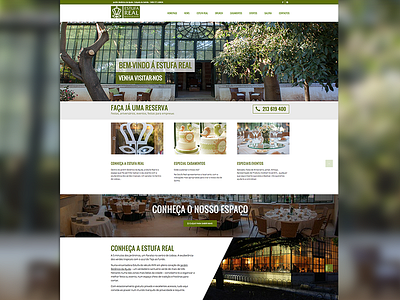 Estufa Real Project brand design photoshop projects ui design web design website