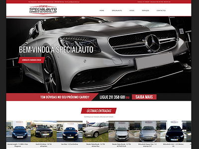 Special auto automotive website brand car cars website design photoshop projects ui design web design website
