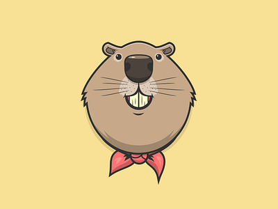Beaver beaver design illustration vector