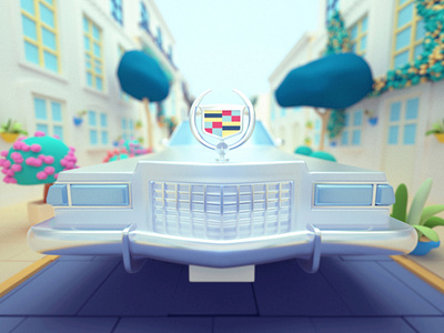 Seinfeld - Cadillac c4d c4dart cinema4d illustration octane