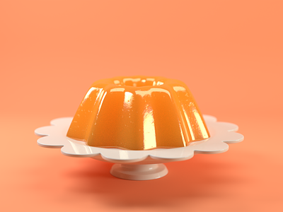 Orange Floral Jelly