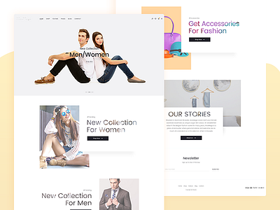 eCommerce Concept clean creative design ecommerc ui ux