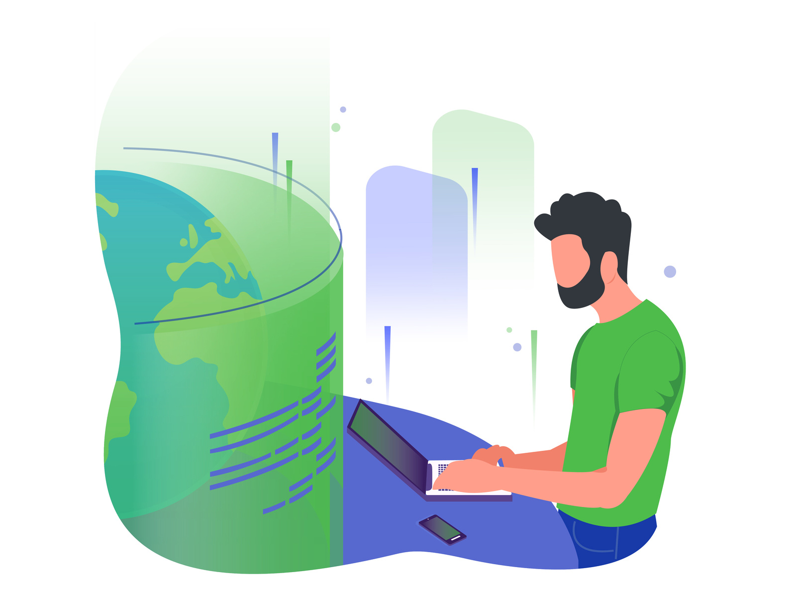 Programming Illustration by Parnian Moghaddam on Dribbble