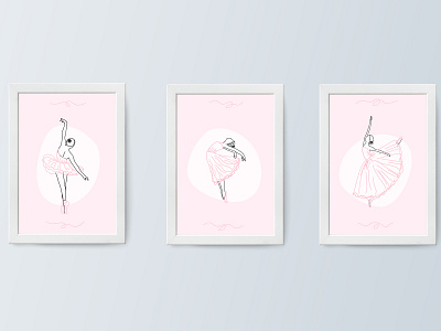 Ballet Decorative Illustrations