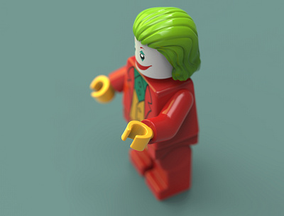 Joker Lego 3D Model 3d art 3d artist 3d model art blender3d design harley quinn joker joker lego joker movie lego legos new joker zbrush zbrush pixlogic