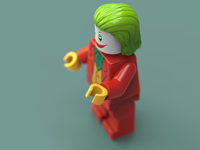 Joker Lego 3D Model