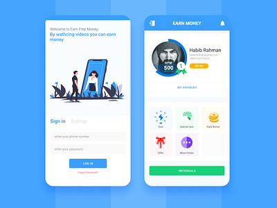 Earn Money Apps Concept