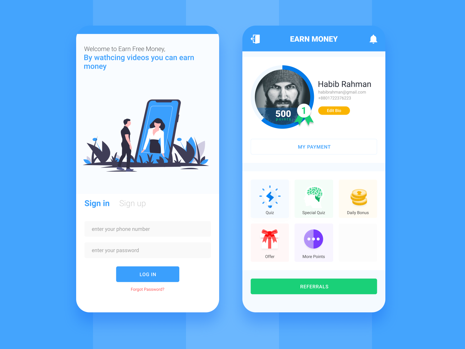 Earn Money Apps Concept By Al Hossain Imam On Dribbble