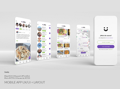 Vuddy App design figma graphic design ui ui design web web design weblayout