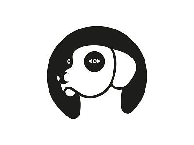 Dog mark animal mark black white black and white blackandwhite brand identity branding branding concept concept design logo negative space negative space logo negativespace vector