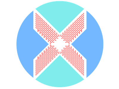 Sticks X branding illustration vector