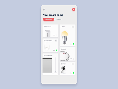 Smart home app animation app clean interface animation minimal minimalistic mobile smart smart home ui ux