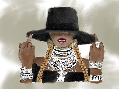 Formation artist bey beyonce drawing formation hip hop illustration lemonade music music video queen