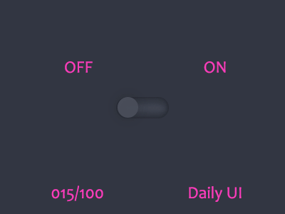 Day 15 Daily Ui On Off Dribbble