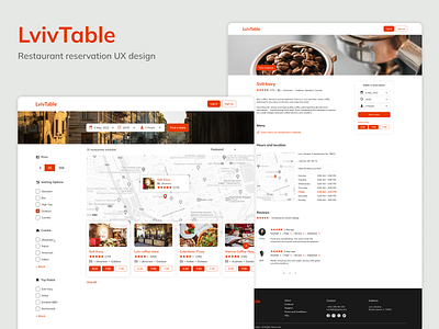 Restaurant reservation design