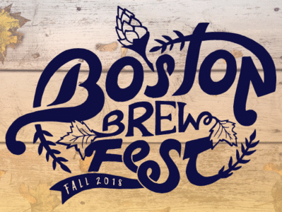 Boston Brew Fest 18' hand drawn font hand lettered hand typography illustration logo typography vector