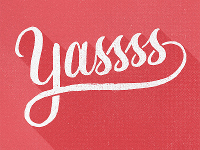 Yaaaassssss brushscript handlettering lettering project365 typography