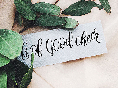 Be of Good Cheer advent brush lettering christmas christmas letters hand lettered advent hand lettered christmas hand lettering script lettering