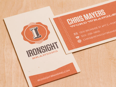 Ironsight Branding Business Card