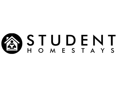 Student Homestays Logo branding logo student homestay