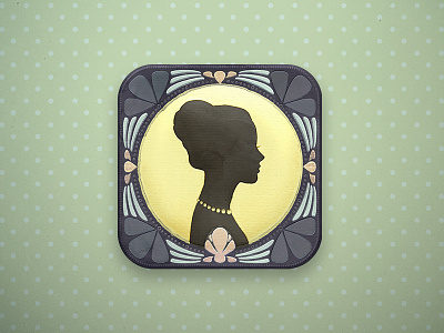 chic! dress up icon app chic dot dotted eppz hand drawn hand drawn icon painting watercolor