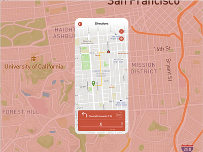 Daily UI #20 - Location Tracker dailyui design figma locationtracker mapsicle