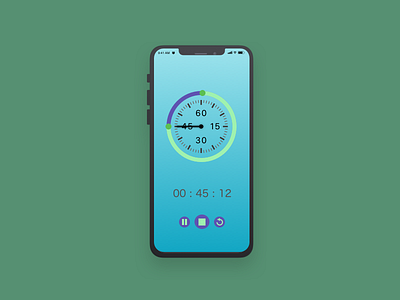 Daily UI #014 - Countdown Timer blockcolors dailyui photoshop sketch