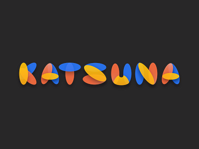 Katsuna branding design flat illustration logo vector