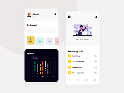 Takasi - Mini Task Mobile Apps UI UX Design