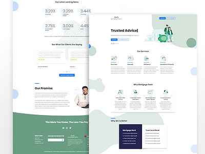 Landing Page UI Design with Web Development for Mortgage Nerd adobe adobe photoshop cc bootstrap 4 css3 design html 5 jquery landing page ui ui pack ui ux ui ux design ux web web design website wordpress wordpress development wordpress templates wordpress theme