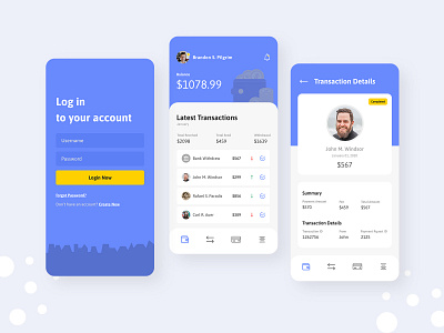 Billetera - Clean Wallet App UI UX Design