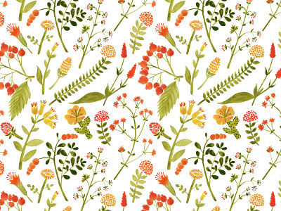 Floral Watercolor Pattern