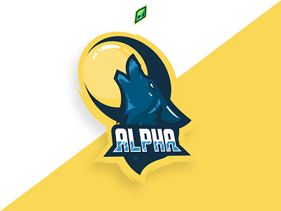 ALPHA branding design esports esportslogo illustration logo logo design mascot vector