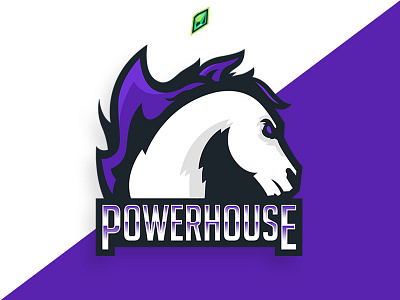POWERHOUSE branding design esports esportslogo illustration logo logo design mascot