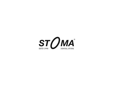 Stoma (dental store) blackhole logo logos typogaphy