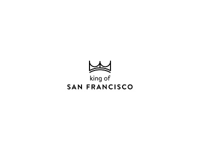 King of San Francisco design icon logo